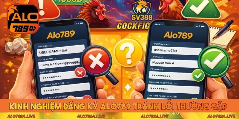 Kinh nghiệm đăng ký Alo789 tránh lỗi thường gặp