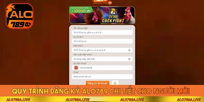 Quy trình đăng ký Alo789 chi tiết cho người mới