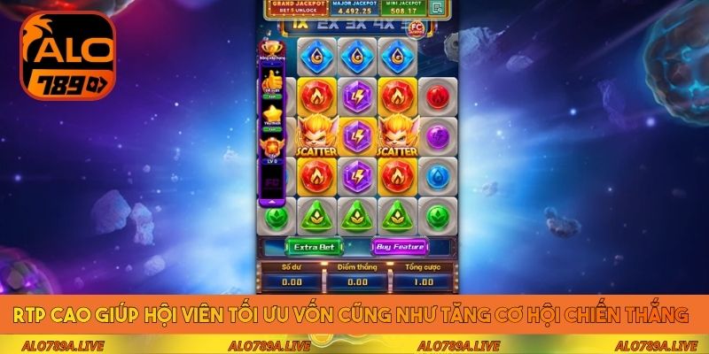 RTP cao giúp hội viên tối ưu vốn cũng như tăng cơ hội chiến thắng